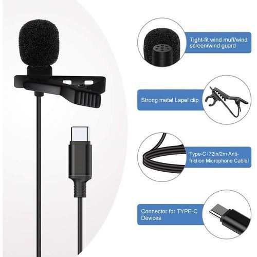 ميكروفون كرافات TYPE-C Lavalier