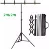 General Support d'arrière-plan en métal pour studio Photo (2m x 2m)