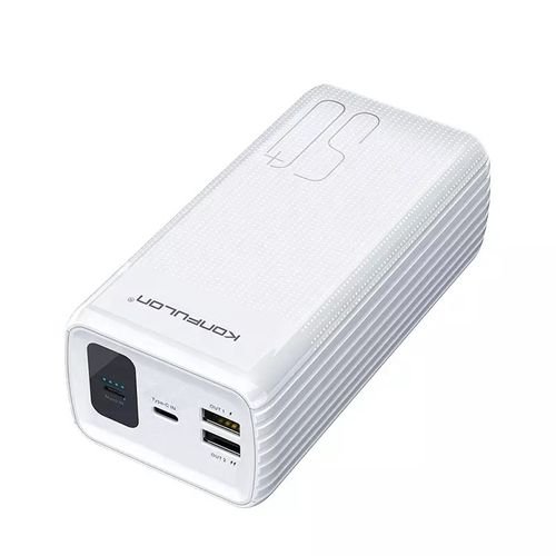 Konfulon Power bank 50000 mAh Charge rapide PD 20W USB-C QC4.0 + 22.5W QC3.0 USB-A