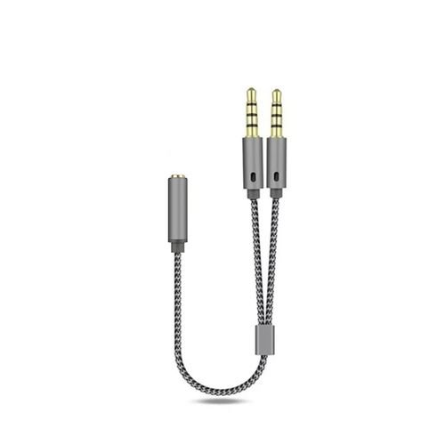 câble séparateur adaptateur connecteur cordon pour Mp3 4 téléphone Pc et carte son