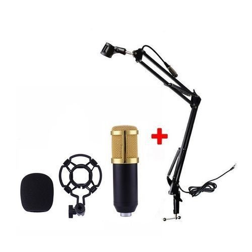 Pack Microphone avec son Support Flexible