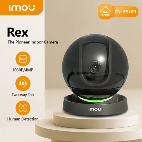 imou كاميرا Rex WIFI الذكية ، وضع السرعة التلقائي ، الرؤية الليلية ، التحدث في اتجاهين ، الردع النشط