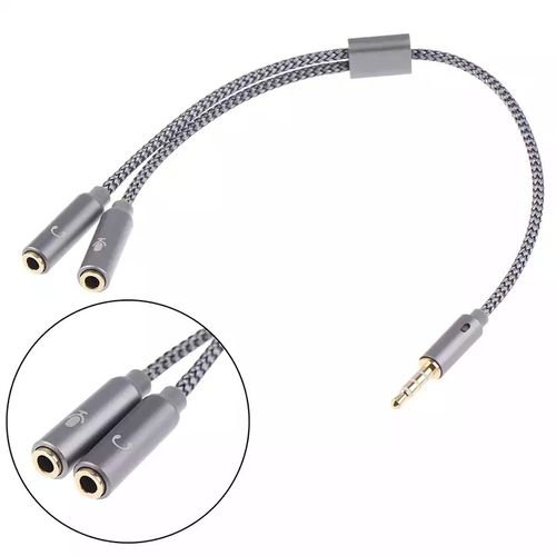 câble AUX 3.5mm 1 mâle à 2 femelle