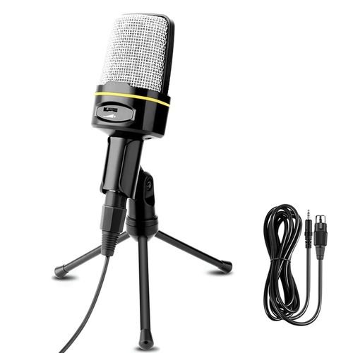Microphone avec trépied support Anti-choc pour Chat Studio enregistrement ordinateur