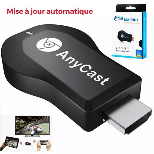 Anycast Partage d'écran miroir M4 DLNA, téléphone gaming sur tv, dongle EZcast