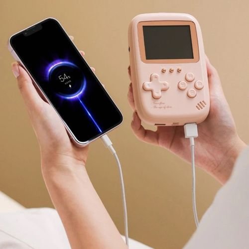 2in1 Powerbank 10000mAh et Mini console de jeu 500 jeux