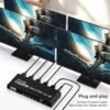 موزع فيديو 1x4 HDMI ، محول فيديو ، مضخم صوت للتلفزيون ، كمبيوتر محمول ، جهاز عرض