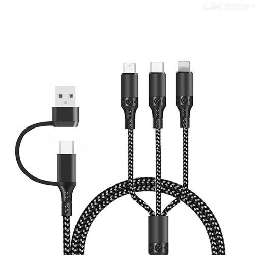Câble USB 5 en 1 Type C pour recharge et transfert de données