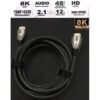 كابل HDMI 2.1 8K ، ذكر 8K @ 60Hz ، يدعم eARC ، HDR10 + ، VRR ، Dolby ، HDCP 2.2 / 2.3