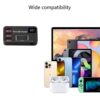 Station recharge USB bureau avec 3 ports USB + 2 ports type-C