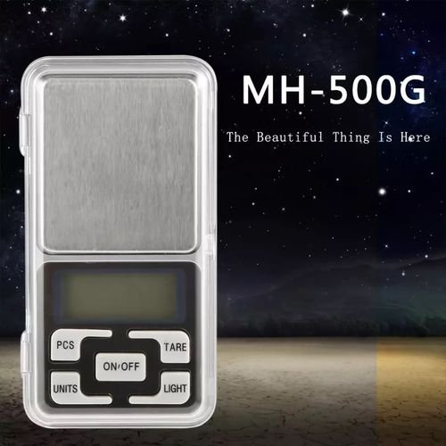 Pocket Scale Balance Electronique Numérique Pour Bijoux 500g X 0.01g  LCD - Argent