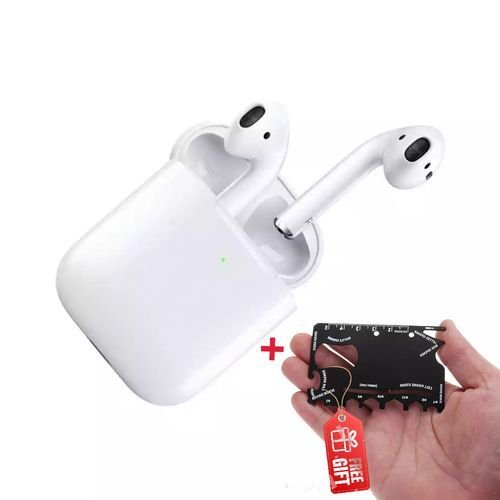 Gionee Écouteurs sans fil Bluetooth 5.0, avec boîte de chargement+couteau multifonction