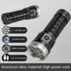 Lampe de poche aste ultra injuste distance d'irradiation 300m