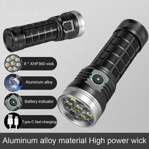 Lampe de poche aste ultra injuste distance d'irradiation 300m