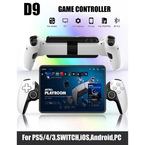 Contrôleur de jeu sans fil pour téléphone tablette PC Switch/PS3/PS4