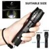 1-703.jpg Lampe de poche tactique professionnelle à Led, lumière haute luminosité X900