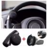 Bouton de volant rotatif à 360 ° et support de téléphone à ventouse,