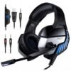 Onikuma casque ONIKUMA K5 Pro  de jeu PlayStation filaire stéréo casque de jeu casque avec Microphone LED lumières pour PC ordinateur portable tablette Xbox One