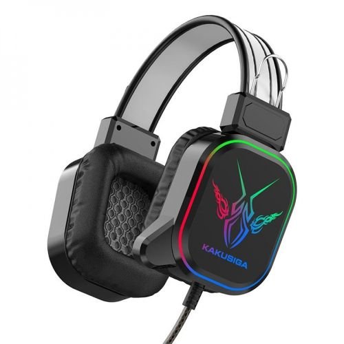 Kakusiga Casque de jeu RVB dynamique avec micro