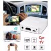 Présentoir WiFi pour voiture Partage de téléphone à affichage de voiture Airplay Allshare Cast Miracast DLNA en miroir Mirrast Supporte IOS - Android Navigation GPS avec sortie RCA (CVBS) et HDMI
