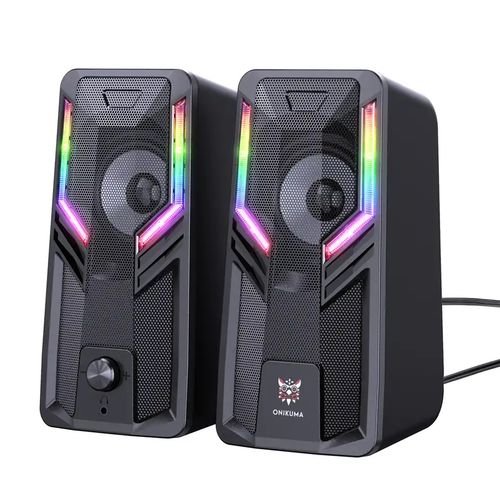 Onikuma haut-parleur G6 hifi de qualité sonore, carte filaire 3D, USB pour ordinateur