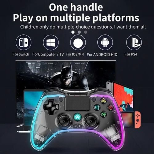 Manette de jeu pour Console PS4 /Switch /PS3/Android /PC/IOS,