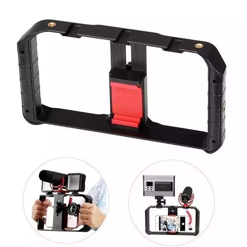 stabilisateur de double poignée plaque-forme d'enregistrement tenue