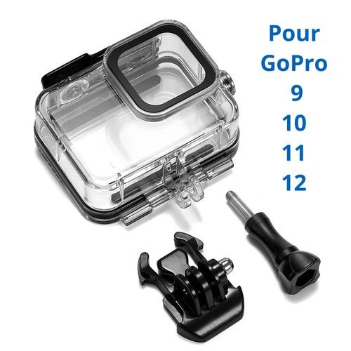 Étui étanche pour GoPro 12, 11, 10, 9,
