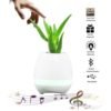 Smart Touch Capteurs LED Night Light LED Musique Bluetooth Pot De Fleur Vase à Fleur De Lumière Jouer Du Piano Décoration Planteur Haut-Parleur