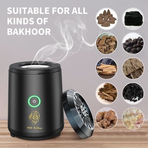 مبخرة إلكترونية عربية، معطر جو أوتوماتيكي، حامل بخور