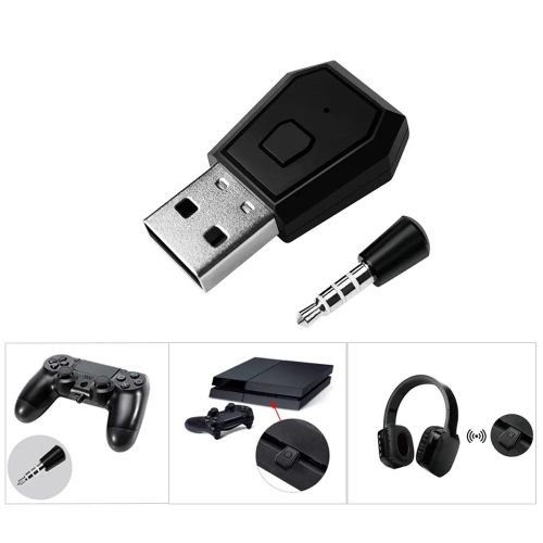 Adaptateur Bluetooth sans fil, récepteur USB, Dongle pour manette de jeu PS4