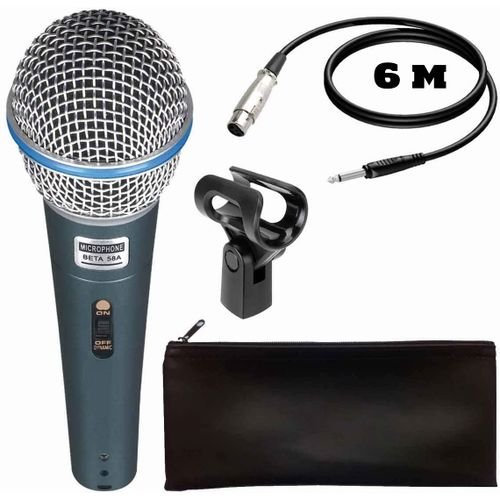 Microphone Microphone dynamique Vocal micro pour BETA 58A 58 BETA58A PC DJ Mixer Microphones karaoké