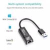 Adaptateur USB 3.0 vers RJ45 Gigabit Ethernet LAN (10/100/1000) Mbps