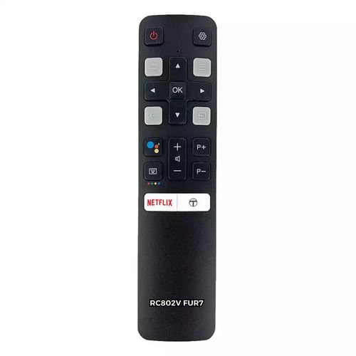 Télécommande pour TCL TV 65P8S 49S6800Fs 49S6510Fs 55P8S 55Ep680 50P8S