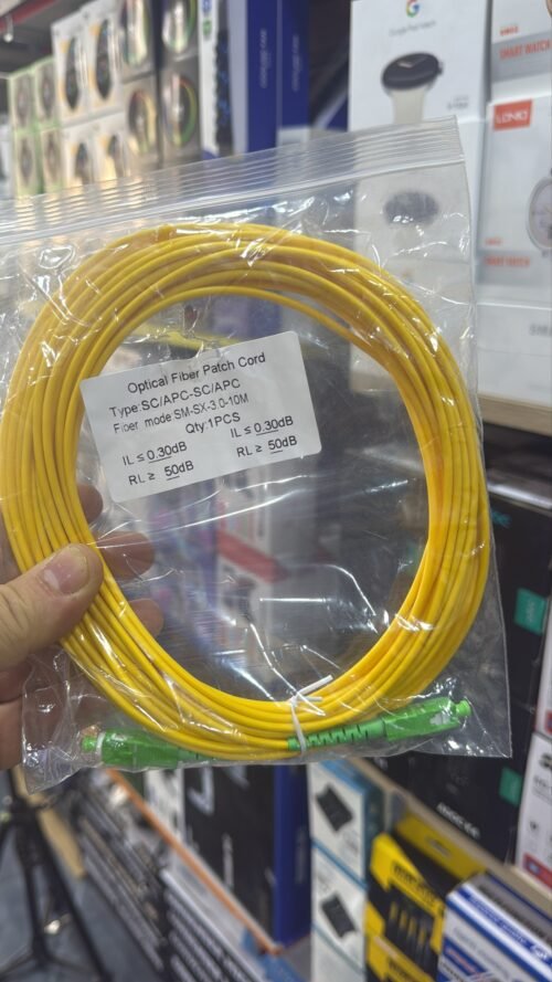 câble de raccordement pour Fiber optique (10m)