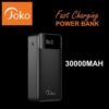 Joko PowerBank JK-P06 de 30 000 mAh avec charge rapide de 22,5 W, compatible PD3.0