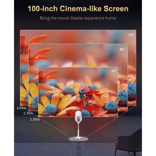 projecteur intelligent natif 1080P 4K Android vidéo WiFi Bluetooth projecteur de cinéma maison