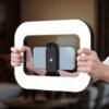 lumière annulaire RVB et stabilisateur parfait pour la photographie
