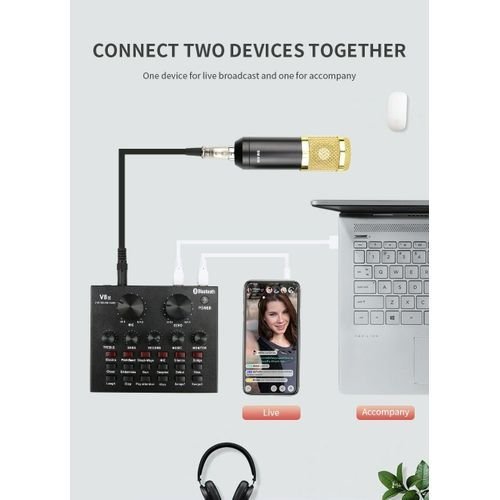 2-136.jpg BM-800 Microphone à condensateur avec carte son externe Bluetooth