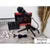 Microphone condensateur avec carte son V8 à changeur de voix et mélangeur Audio
