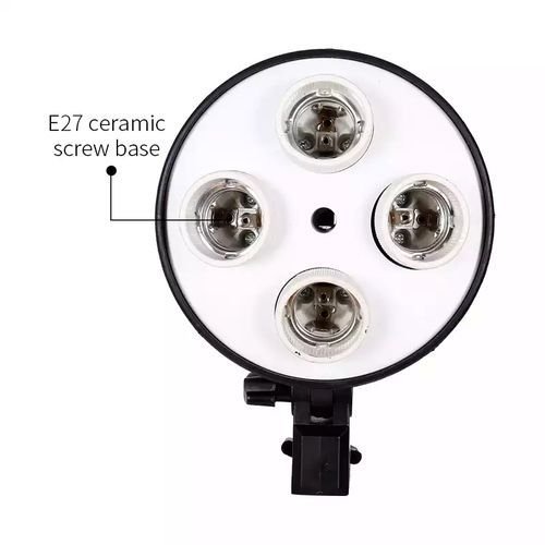 Puluz سوفت بوكس ​​50 × 70 سم ، 4 لمبات ، 1 ترايبود 200 سم ، استوديو تصوير فيديو