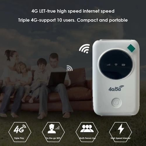 Modem routeur Mobile 5G/4G LTE WiFi avec emplacement pour carte SIM
