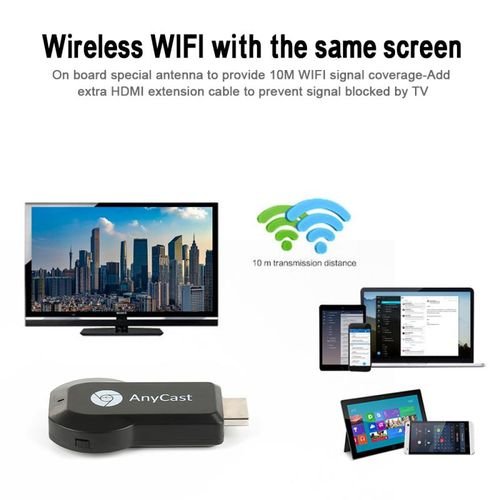 Anycast Partage d'écran miroir M4 DLNA, téléphone gaming sur tv, dongle EZcast