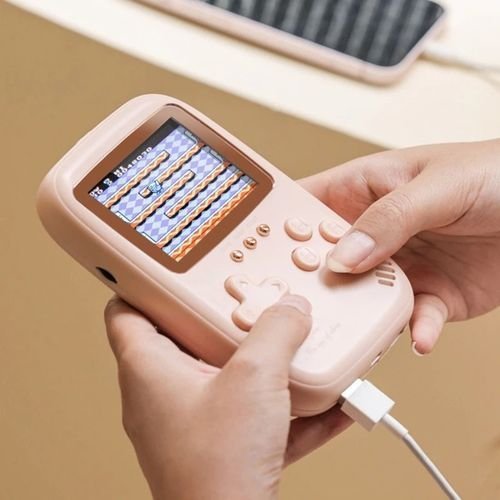 2in1 Powerbank 10000mAh et Mini console de jeu 500 jeux