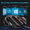 SH 3200 DPI réglables et 7D LED Optique Souris de jeu filaire USB pour Gamer PC, semi mécanique