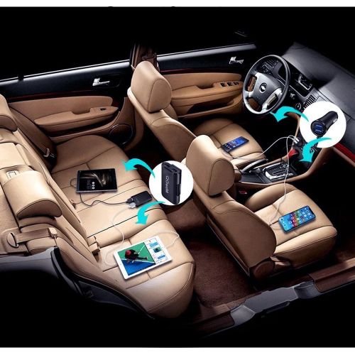 Chargeur de voiture 4 en 1 QC 3.0 charge rapide