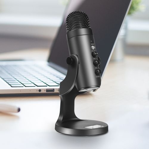 ميكروفون مكثف USB احترافي للكمبيوتر والهاتف المحمول