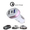 SH chargeur de voiture 3 en 1 double USB, avec Interface Type