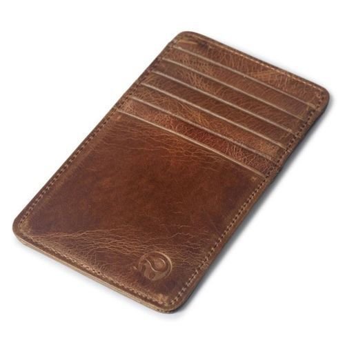 Tcetoctre Slim Titulaire de la Carte de Crédit Mini Portefeuille Etui ID Bourse Bourse Pochette Noir