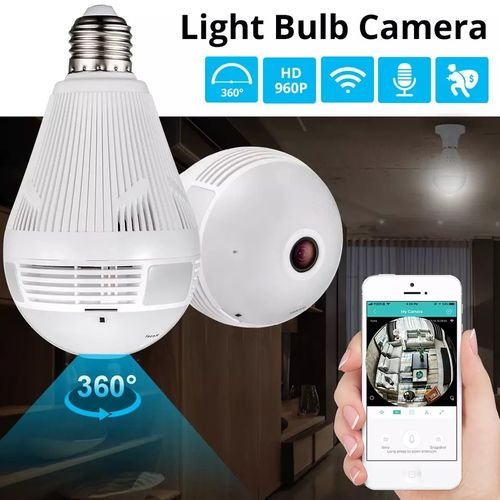 Caméra de surveillance panoramique IP WiFi HD 1080P